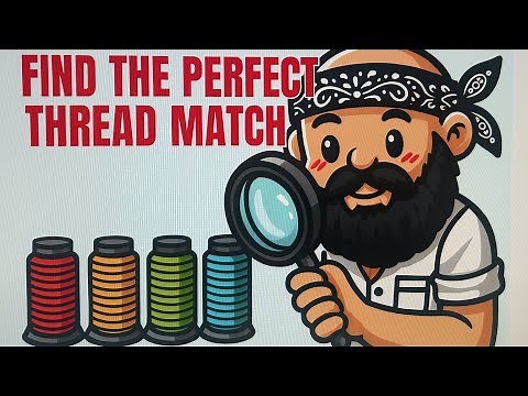 Find the Perfect Embroidery Thread Color ! | Must-Have Tool for Digitizers 🎨🧵