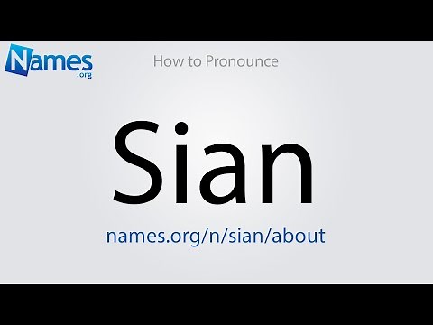How to Pronounce Sian
