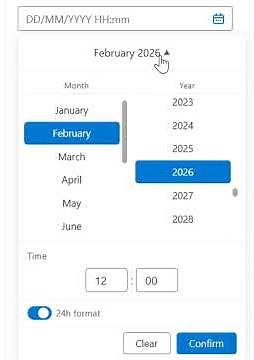 DateTimePicker