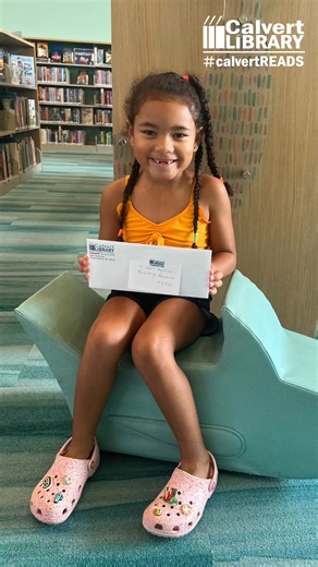 We've got some prize winners! Summer Reading is still in full swing. Make sure you're tracking your reading time on the Beanstack app! Find out more on our website here: https://calvertlibrary.info/reading/calvertreads-summer-challenge/ #ColorOurWorld #SummerReading #ReadingPrizes | Calvert Library