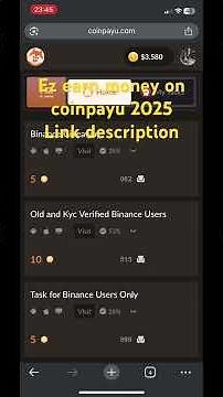 $Earning $crypto 2026 $coinpayu 10$/days Ez https://www.coinpayu.com/?r=barhad10