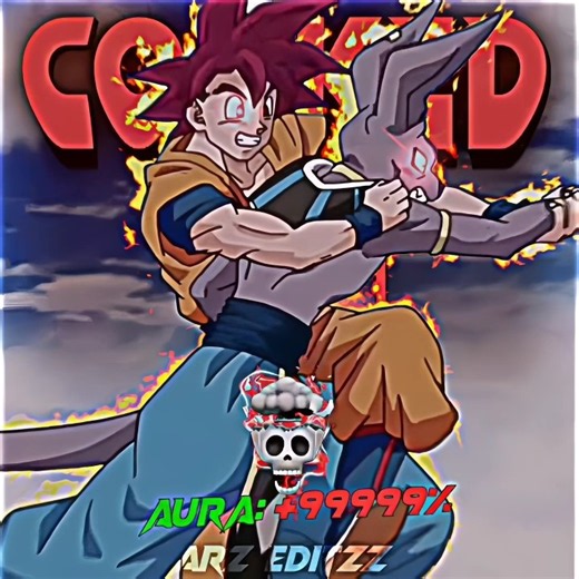 Goku Super Saiyan God Vs Lord Beerus… 🔥💀
