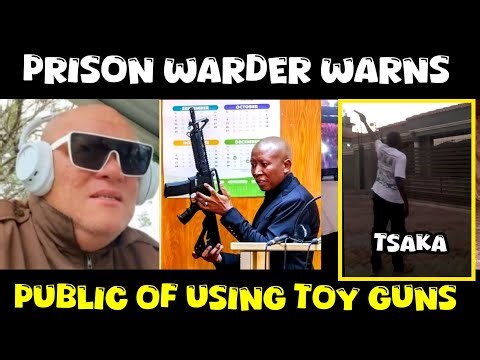 Prison warder warns the public about using Guns in public what happens in prison
