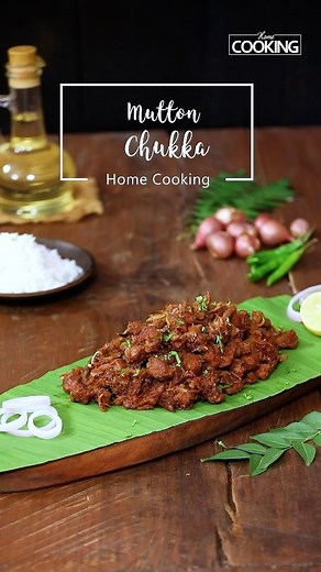 514K views · 4.5K reactions | This delicious mutton Sukka is a classic south Indian style mutton dish that can be enjoyed as is or with rasam and sambar. #mutton #meat #sukka #sidedish #meal #spicy #homemade #homecooking #homecookingshow #food #reelsfood #reelsinsta #reelsinstagram #instareels #instafood #reelsvideo #southindianfood #meal | Home cooking | Facebook