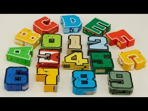 Transformers alphabet number color robot Prime Dinosaur, Dragon, Tank, boat, truck Cars