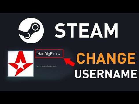 How to Change Steam Profile Name