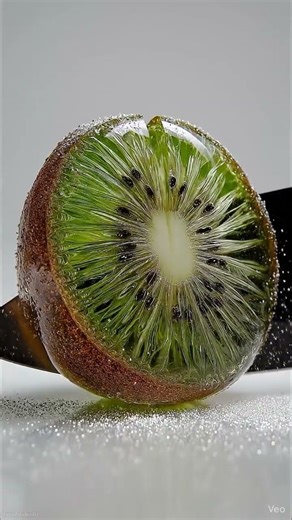 Cutting a Glass Kiwi… So Satisfying