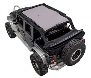 JK4D Sunshade Mesh Top 4-Door Jeep Wrangler JKU SPIDERWEBSHADE