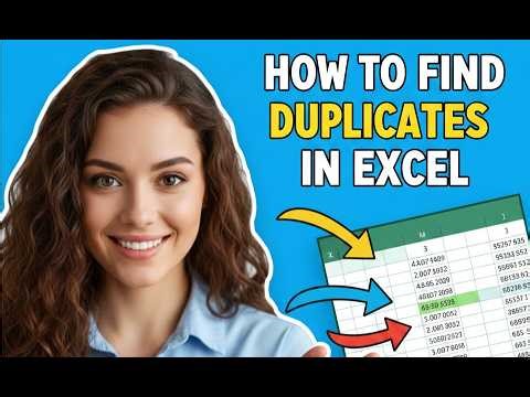 How to Find Duplicates in Excel Fast & Easy Method!