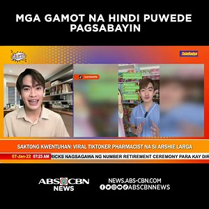 21K views · 68 reactions | Ano-ano nga ba ang mga gamot na puwede at bawal pagsabayin? Alamin ‘yan dito. | ABS CBN Integrated News & Current Affairs | Facebook