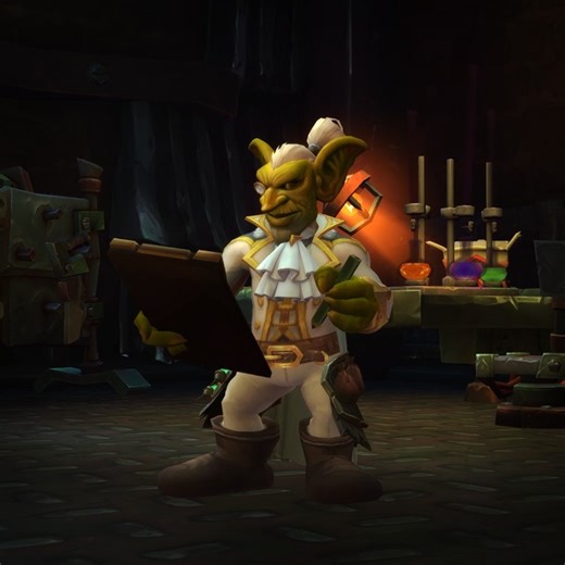 Meet Trade Prince Marin Noggenfogger, the potion mixer with the famous Elixir! | World of Warcraft