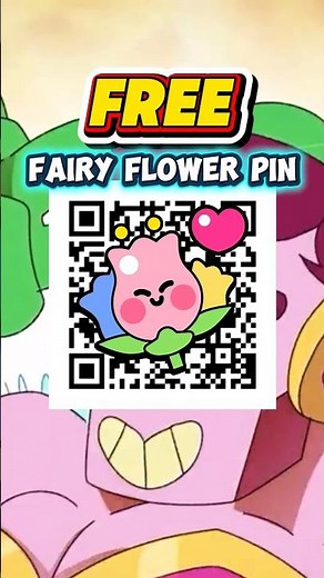 😍 FREE Fairy Pin + FREE Bling?! Scan QR Code 🔥 #brawlstars #freerewards #qrcode