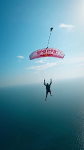 swooping into island paradise 🙌🏝 #redbull #givesyouwiiings #island #skydive #aerialsports #tropical #beach | Red Bull Adventure