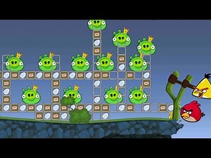 Bad Piggies - EXPLODE ALL KING PIG BY TROLLING ANGRY BIRDS!