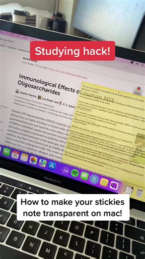 How to Make Stickies Transparent on Mac | Student Tips & Hacks