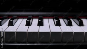 Animated Play piano keys