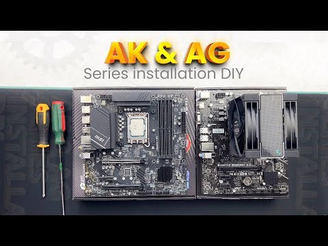 All DeepCool AK and AG Series Cpu Air Cooler installation process | All-in-One