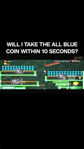 10 Seconds. 78 Blue Coins. Can I do it? 🍄 Super Mario Bros Wii #shorts #supermario #mario