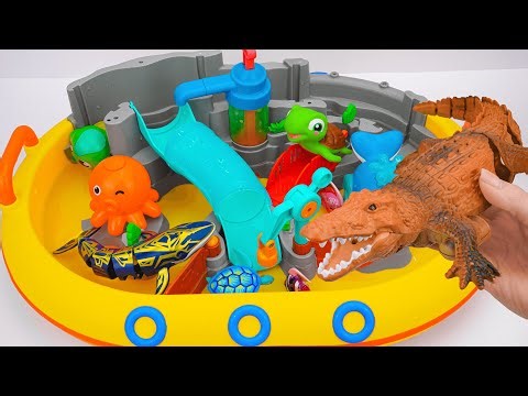 🦈toy asmr🦈 ZURU Robo Alive Huge Crocodile, RC Shark, RC Turtle ASMR 🐊 Satisfying Unboxing