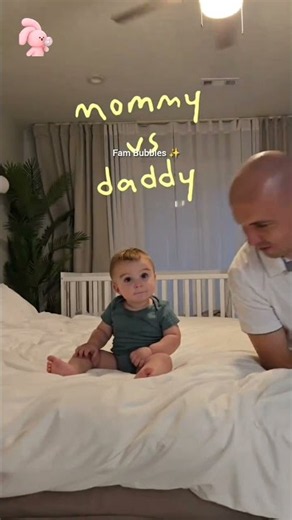 mommy vs daddy not what we expected 🥰♥️💥 fam Bubbles ✨💕