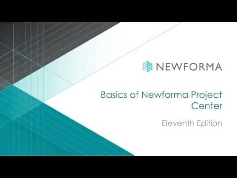 2016 03 01 12 04 RMA NPC100 Basics of Newforma Project Center