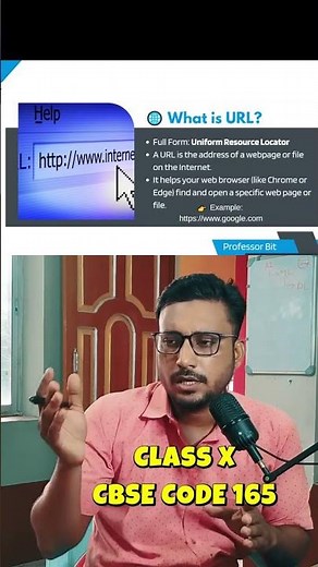 Class 10 CBSE Code 165 | Computer Application | URL #cbseclass10 #cbsecode165