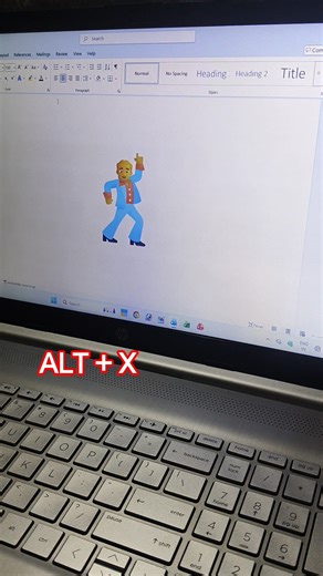 Disco Dancer Symbol Ms Word #msword #shortcutkeys #symbols #discodancer #viral #video #viralvideo