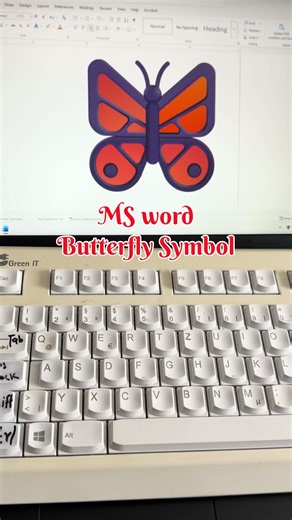 🦋 Symbol #msword #computer #computerscience #fyp