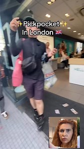 🚨 Repeat Pickpocket Back in London 🚨 Spotted working the streets again in recent weeks. Arrested last year, but clearly crime doesn’t pay — not even enough to cover her Botox appointments. Ps: it’s not an official content from us. | Pickpocket London
