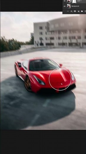 Stop, Drop & Photoshop: How to Add Motion Blur #photoshop #shorts