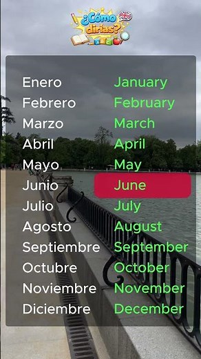 Clase 07: Repasa los meses del año