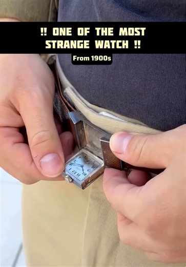 😱1900s Watch - Belt #clock #watch #innovation #watches #belt 📸: @IWS