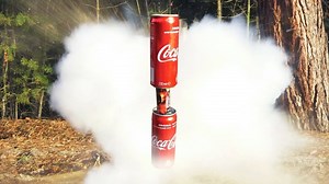 EXPERIMENT COCA COLA FANTA VS FIRECRACKERS AND BAT | POWER TEST