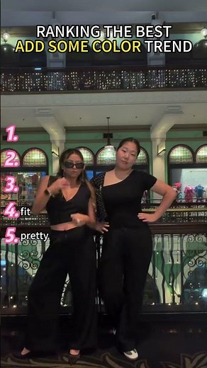 Ranking The Best Add Some Color Trend ✨#tiktoktrend #fypシ゚viral #ranking #usa #addsomecolor