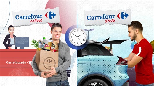 🚗 Gagnez du temps avec Carrefour Drive ! Commandez en ligne, passez récupérer vos courses au Drive, et repartez en quelques minutes. Pratique et rapide ! | Carrefour.tn