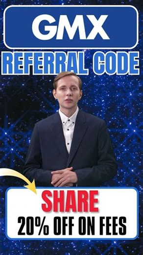 GMX Referral Code "SHARE" – Get 20% Off on Trading Fees