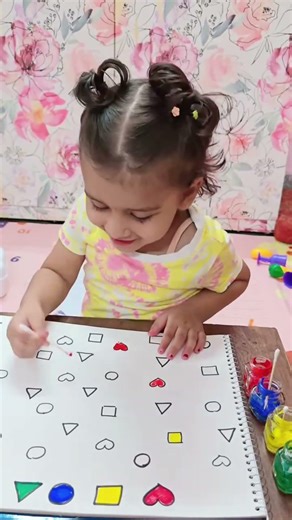 Pre-Writing Activity for Toddlers ✏️ | Shape Coloring Fun
