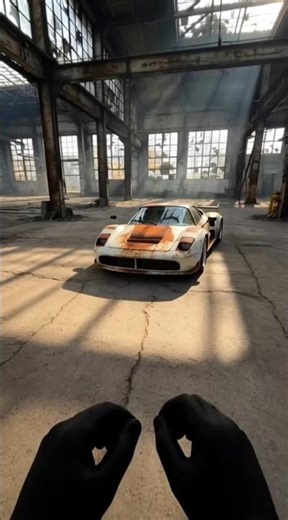 "Rusty Ferrari Enzo Found in Warehouse - Full Restoration #carrestorationproject #car #shortvideo