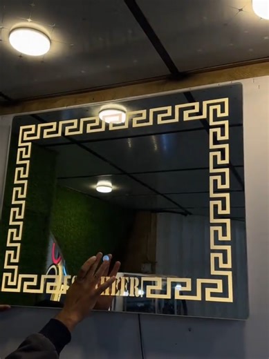 Touch sensor light mirror #LEDMirror #foryou #roundmirror #FullLengthMirror #VanityMirror