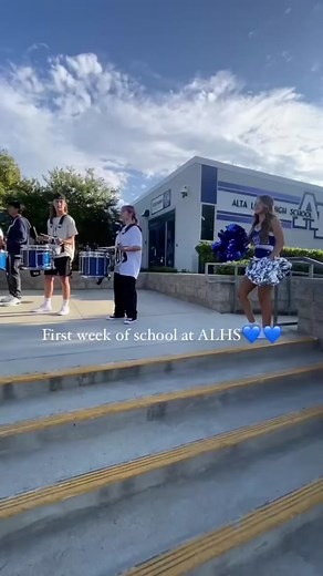 Hey!! We are from Alta Loma High School, and this is our first week of school! #AltaLomaHighSchool #1stWeekOfSchool #BraveStudentAchievement