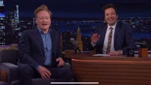 Conan and Jimmy Fallon share a heartfelt moment.