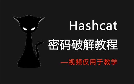 【2025最新版】Hashcat密码破解教程！通俗易懂，手把手带你掌握密码破解所有核心知识点！零基础入门网络安全/渗透测试