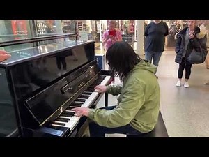 Banging Boogie Piano Rocks The Station.