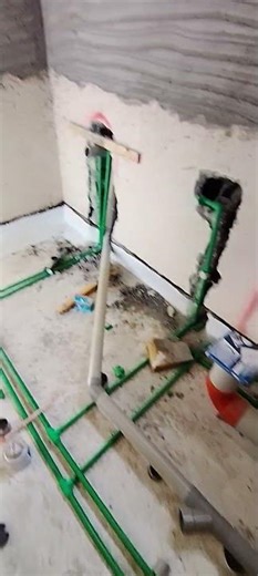 Bathroom drainage and water connection. #plumbing #tecnician #plumber