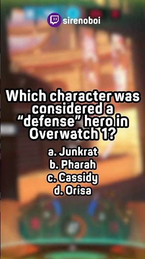 Overwatch Knowledge Quiz!