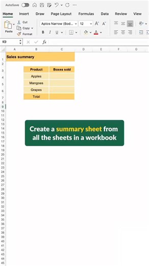 Use INDIRECT to Refer to a Different Worksheet | Data Driven Insights
