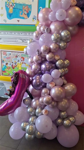 Elegant Pink Balloon Setup for Celebrations