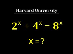 Entrance Exam Question | Harvard University Tricks