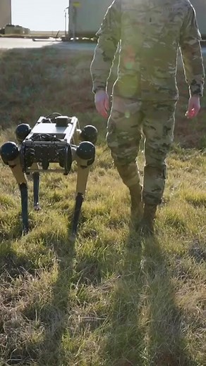 23K views · 493 reactions | Robotic Ghost Dog! The future of the U.S. Military?  | Sam Eckholm | Facebook