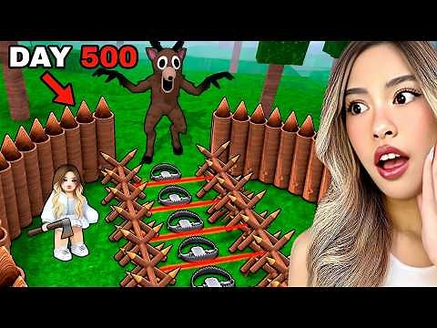 I Survived 500 DAYS in 99 Nights In The Forest..